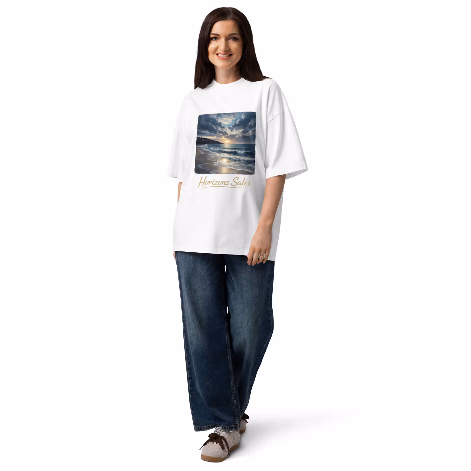 T-shirt col montant écologique unisexe – Image 10