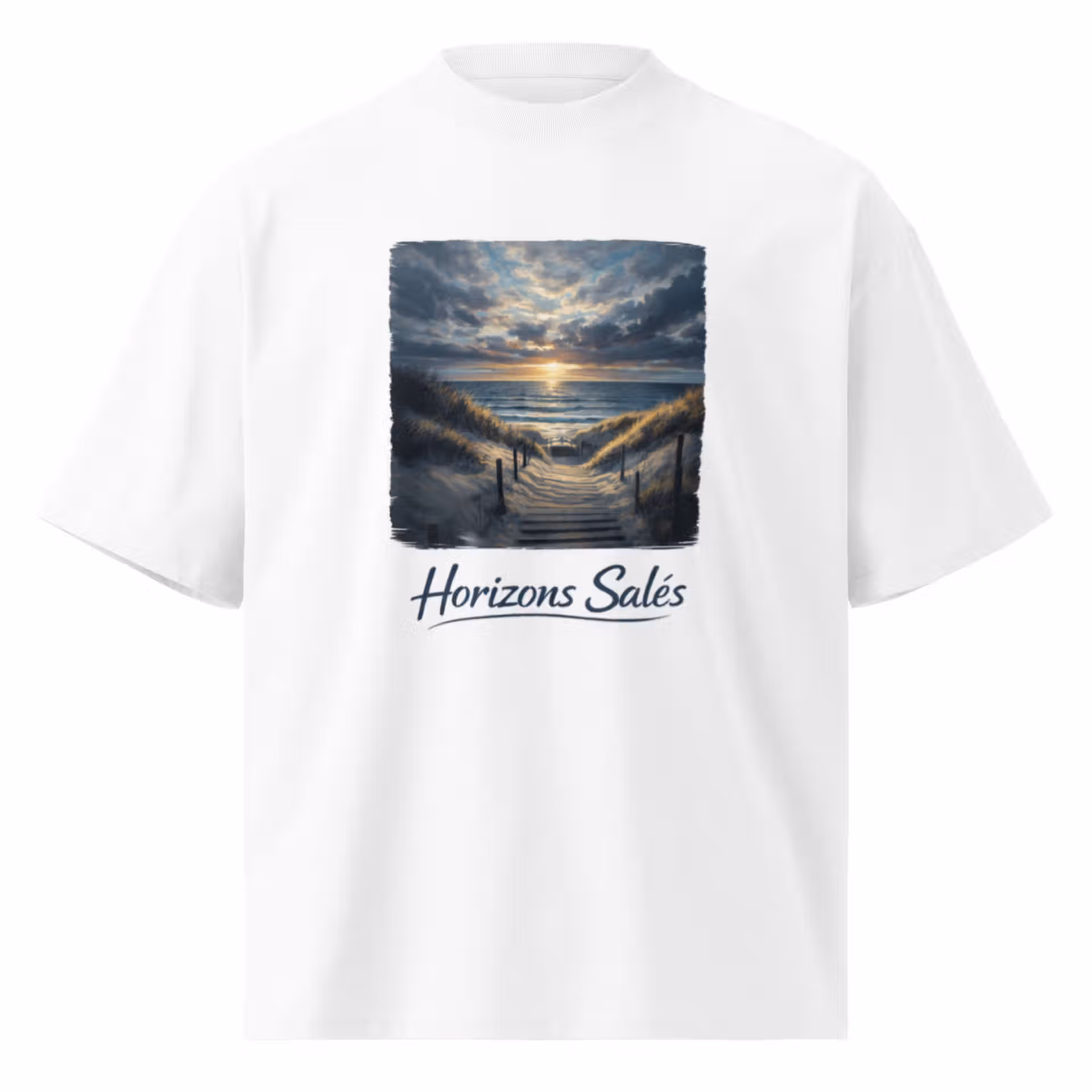 T-shirt col montant écologique unisexe