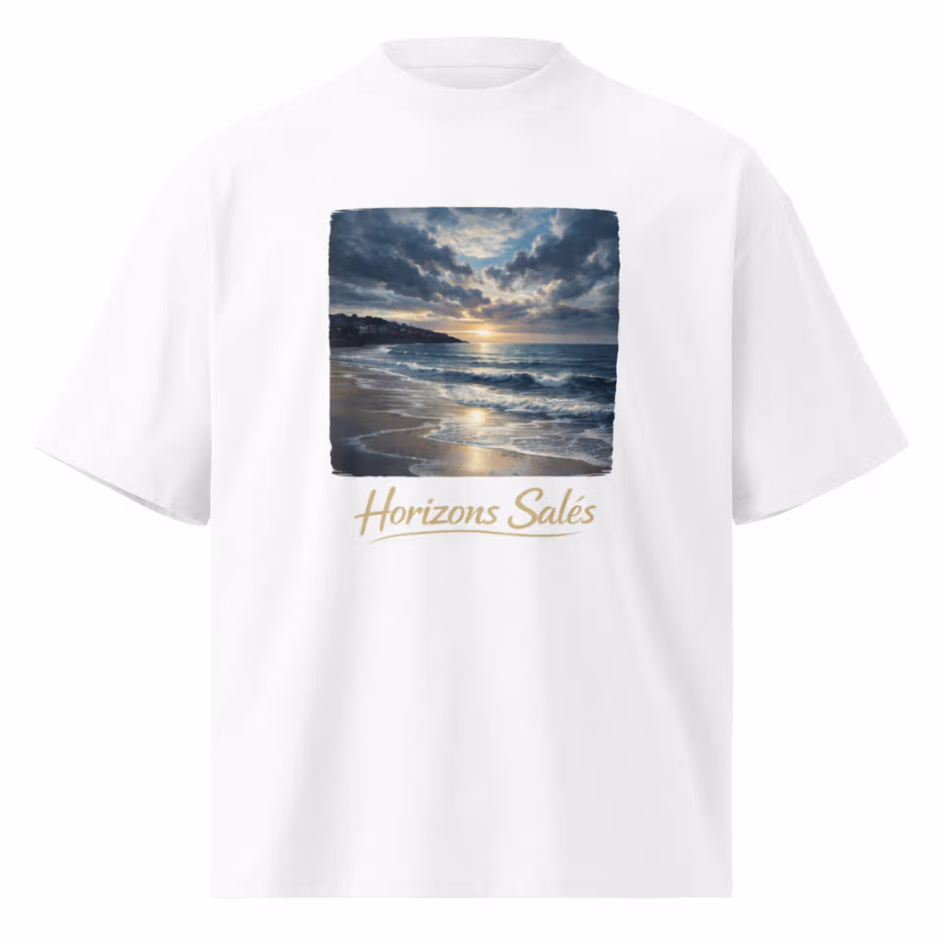 T-shirt col montant écologique unisexe
