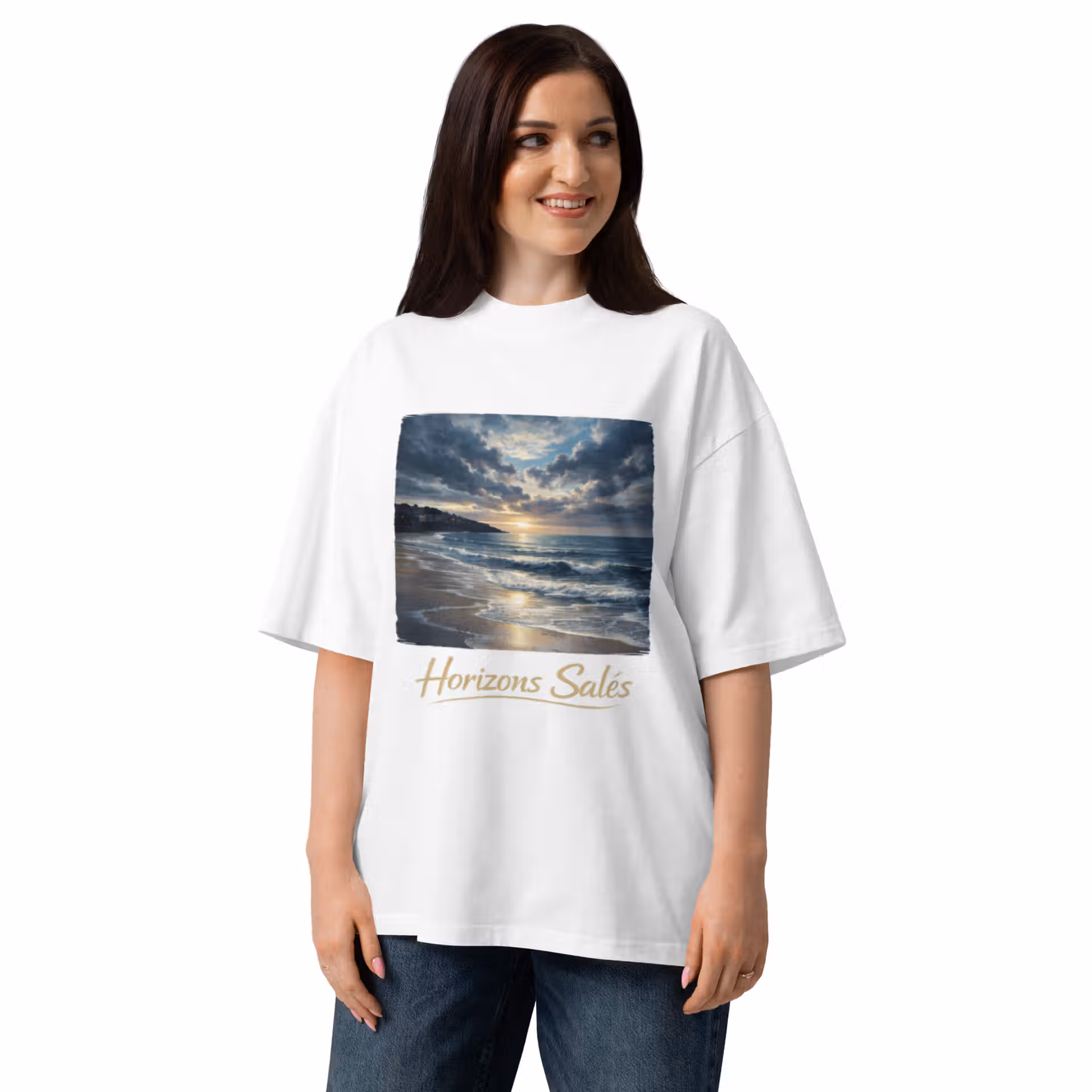 T-shirt col montant écologique unisexe – Image 8