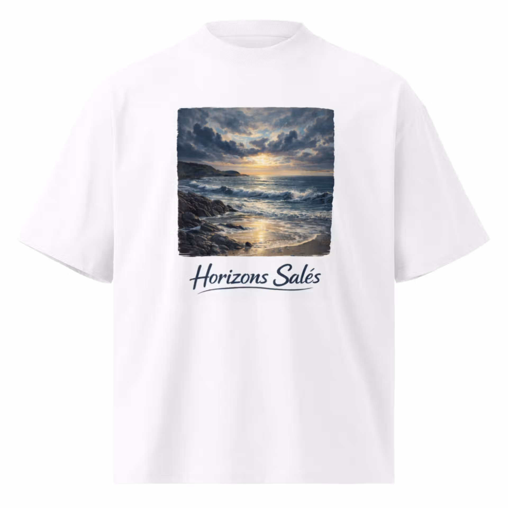 T-shirt col montant écologique unisexe