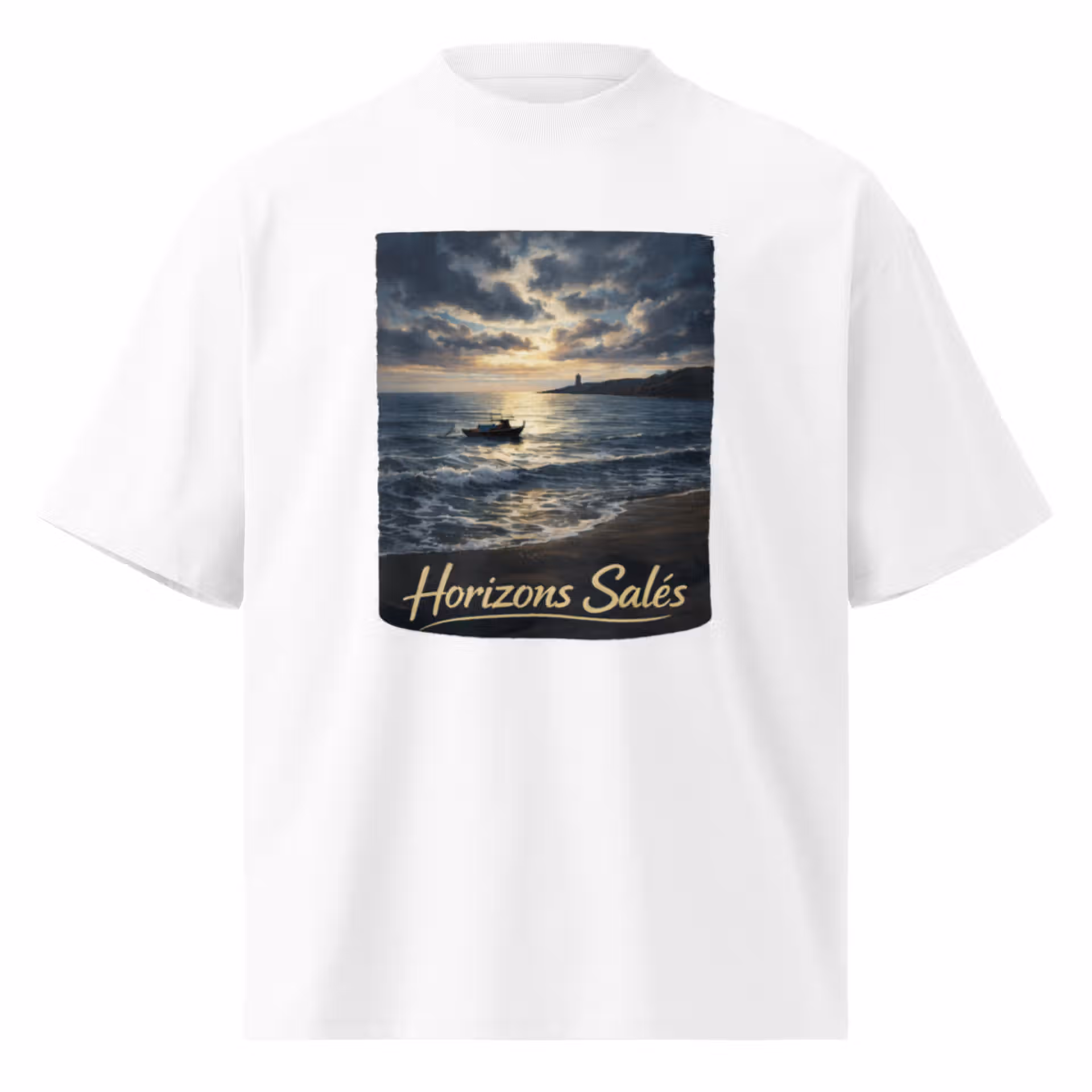 T-shirt col montant écologique unisexe