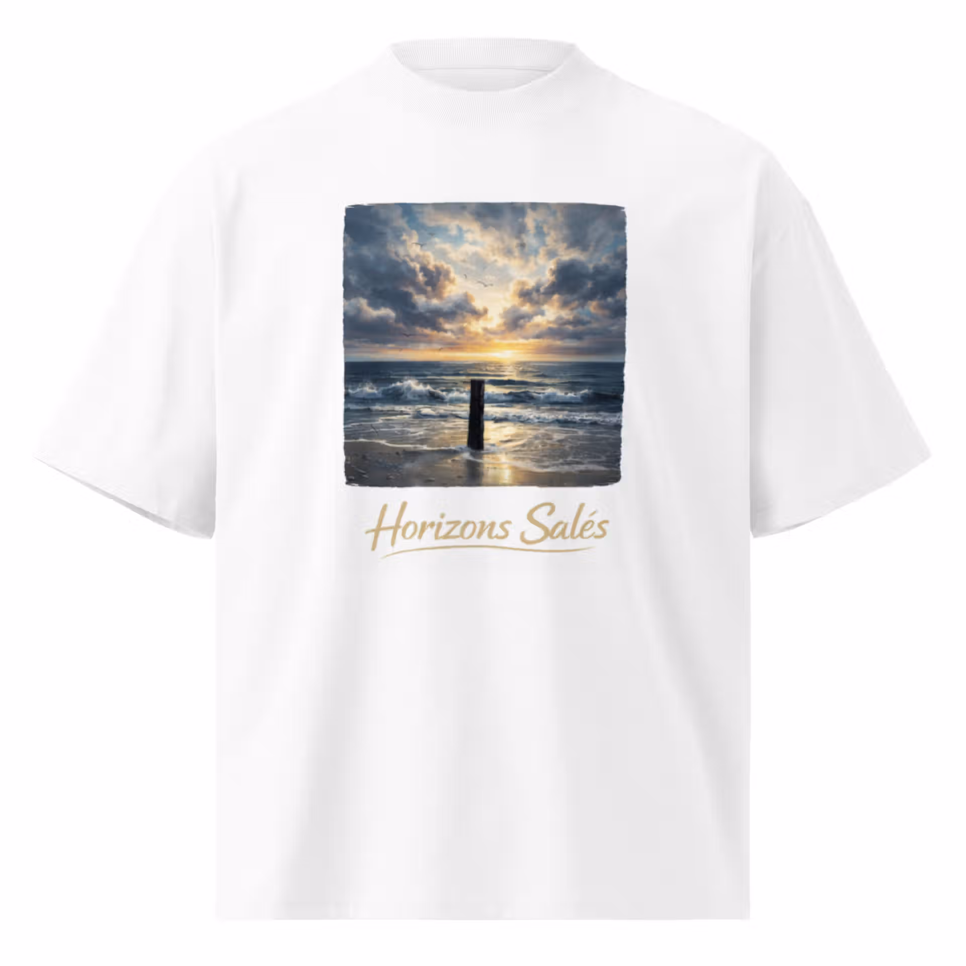 T-shirt col montant écologique unisexe