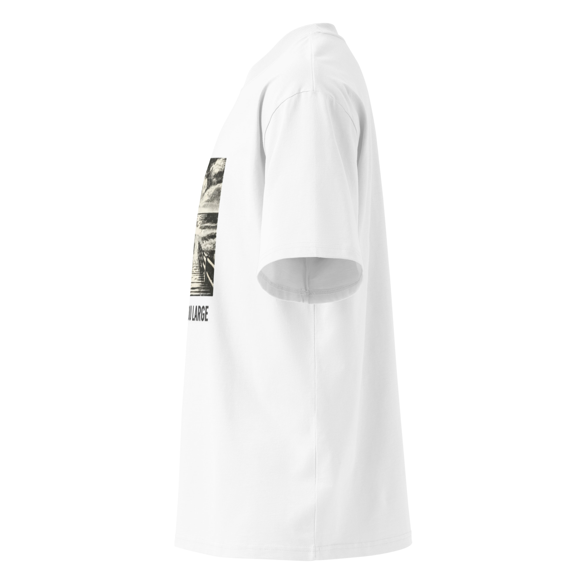 T-shirt col montant écologique unisexe – Image 3