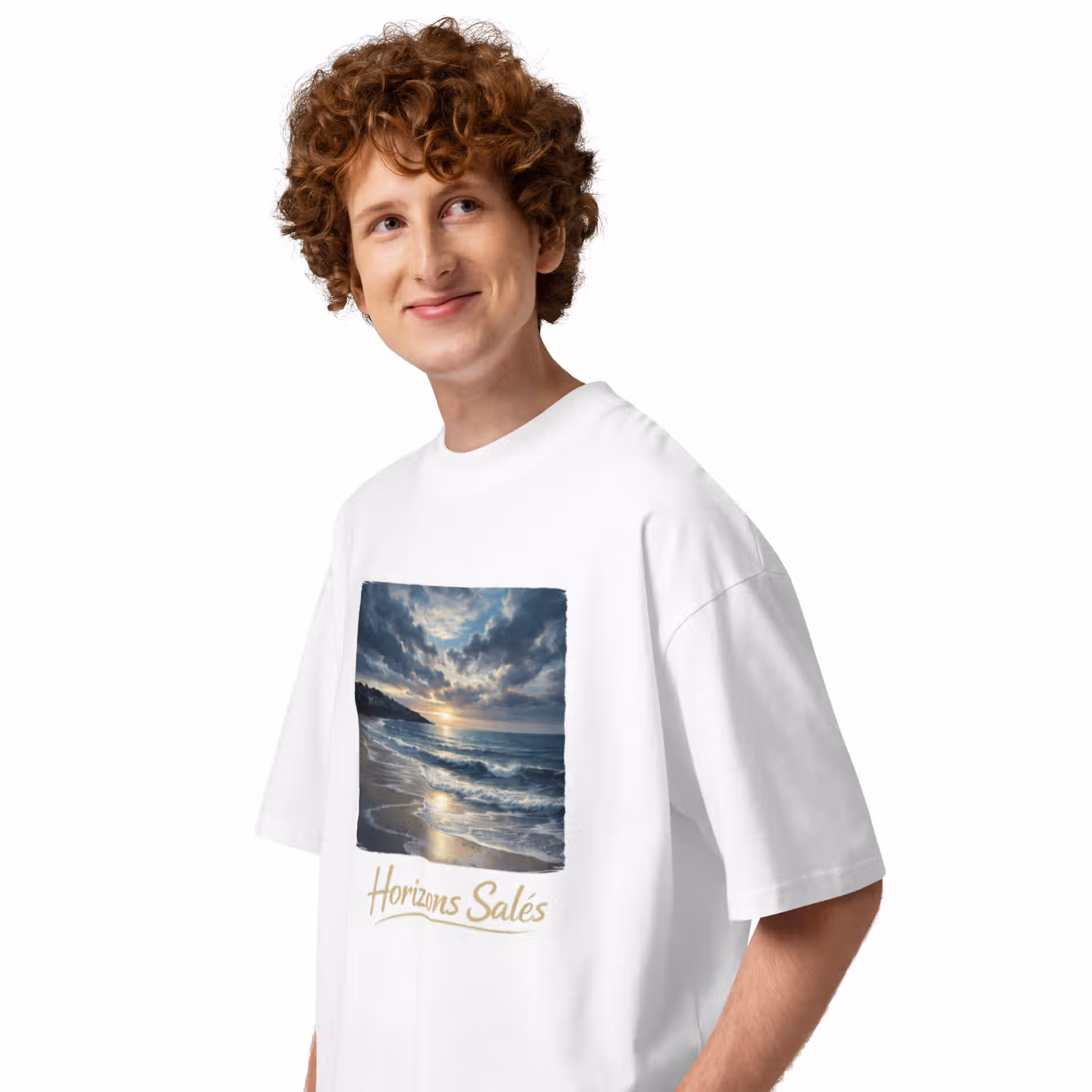 T-shirt col montant écologique unisexe – Image 7