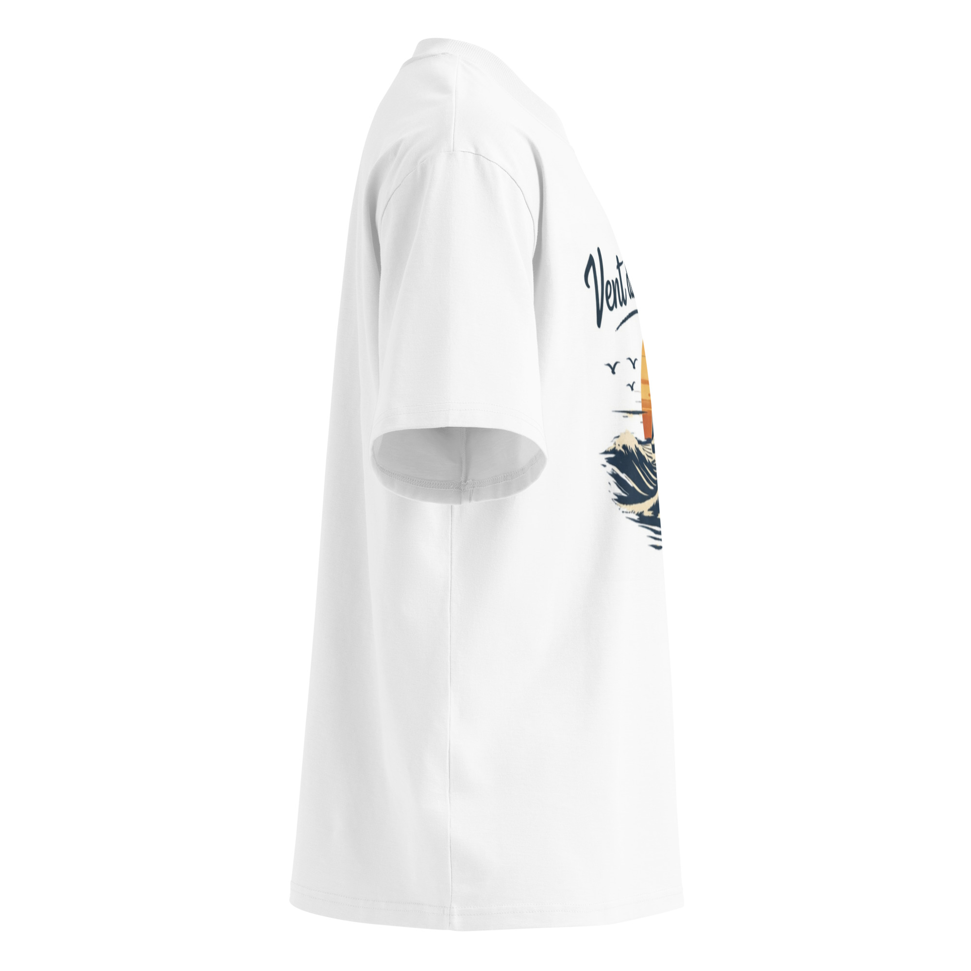 T-shirt col montant écologique unisexe – Image 4