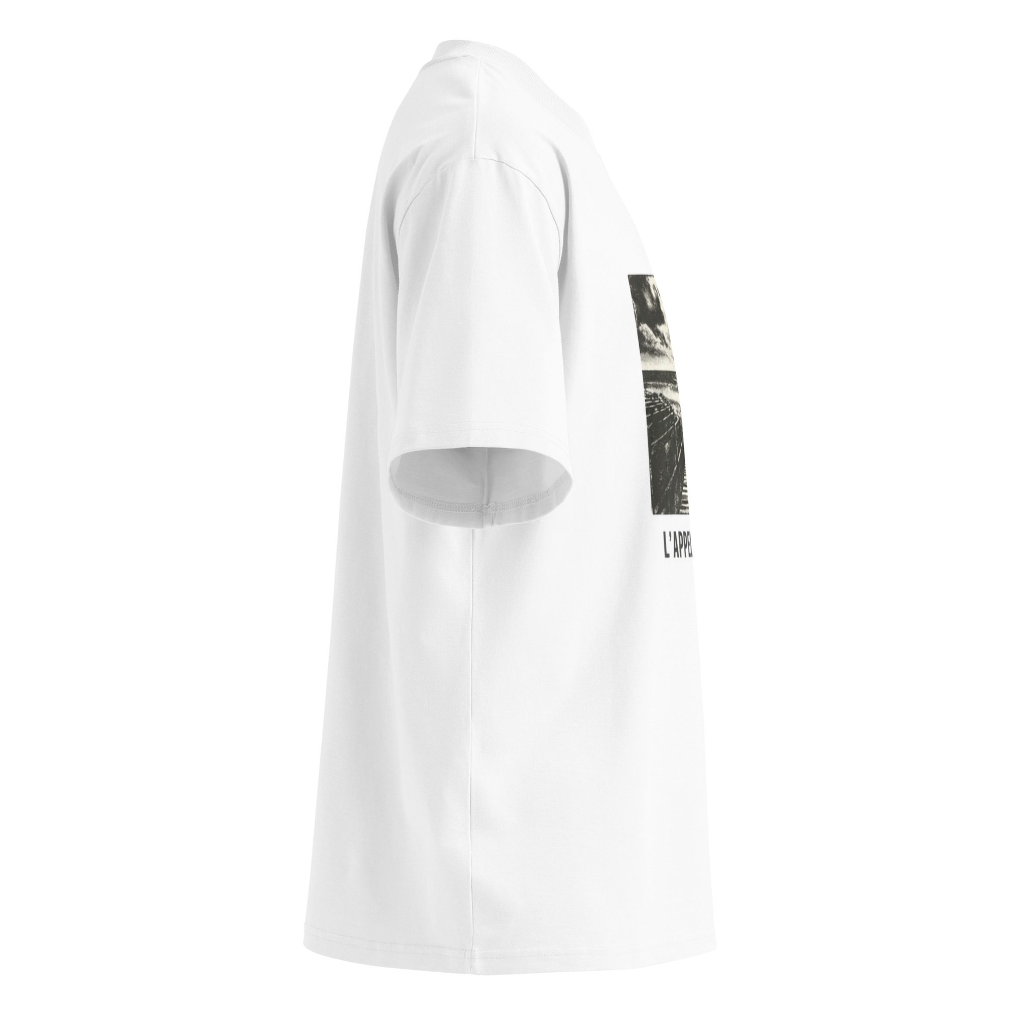 T-shirt col montant écologique unisexe – Image 4