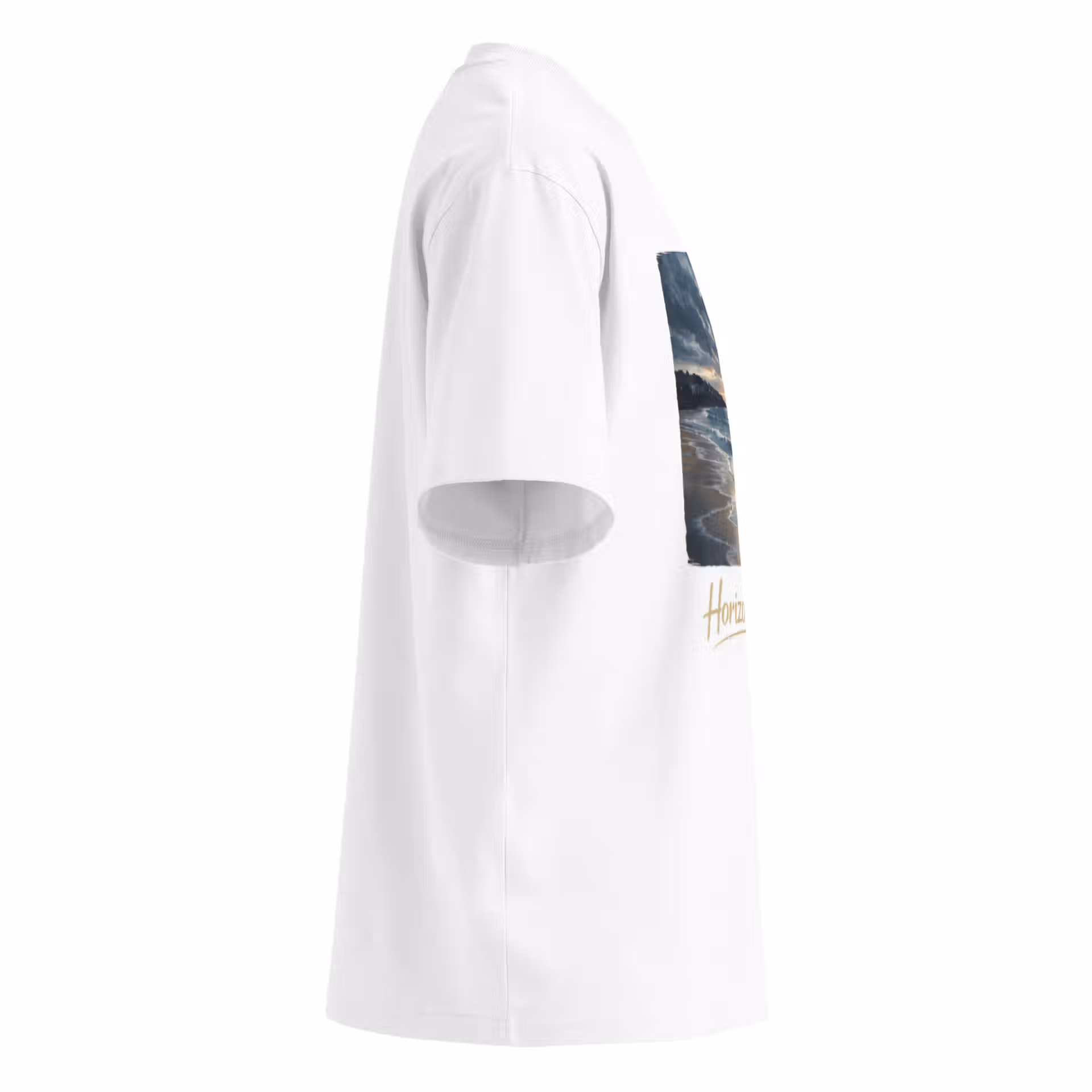 T-shirt col montant écologique unisexe – Image 4