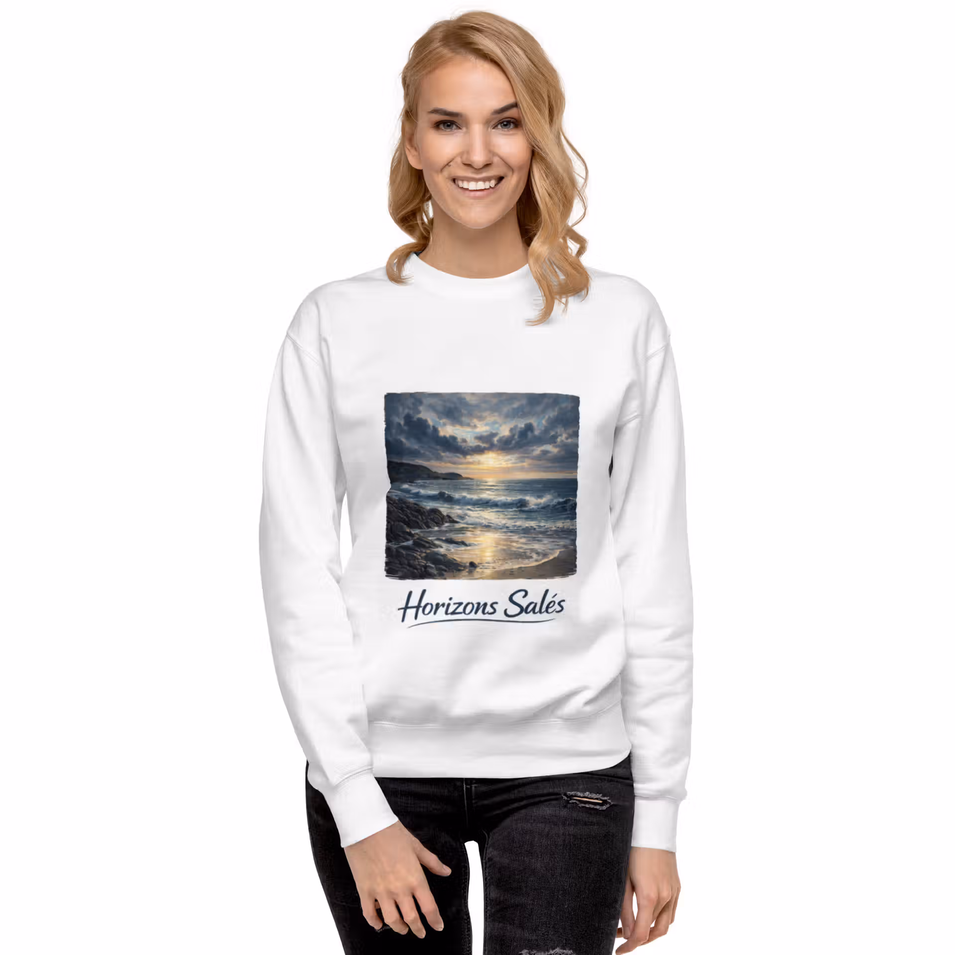 Sweatshirt premium unisexe – Image 13