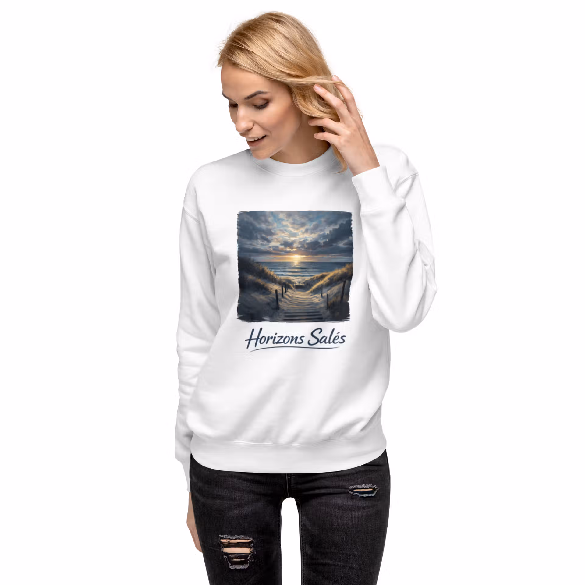 Sweatshirt premium unisexe – Image 11