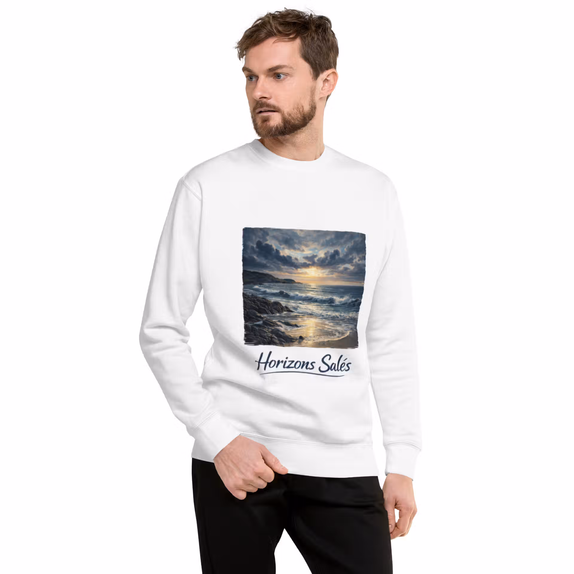 Sweatshirt premium unisexe – Image 5