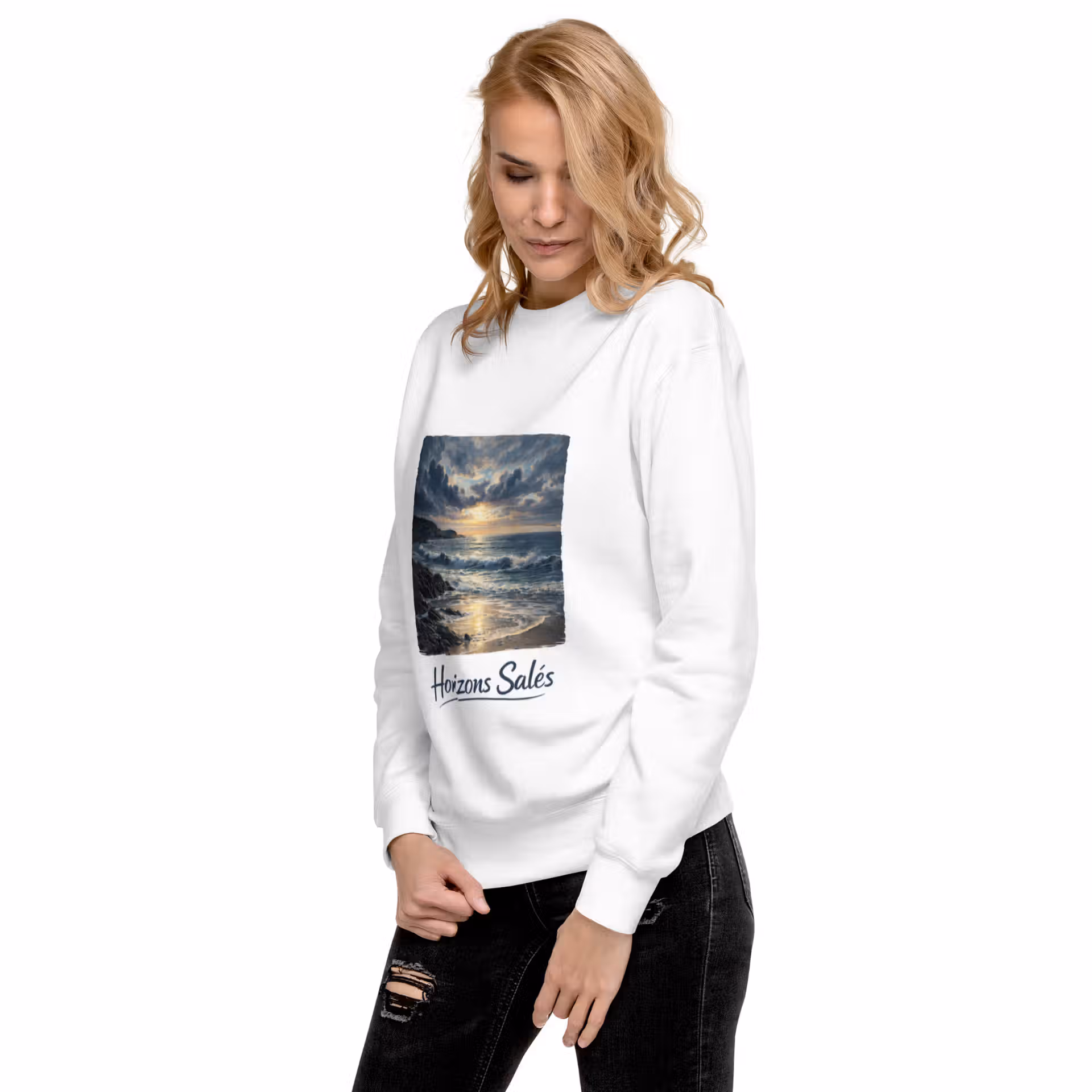 Sweatshirt premium unisexe – Image 15