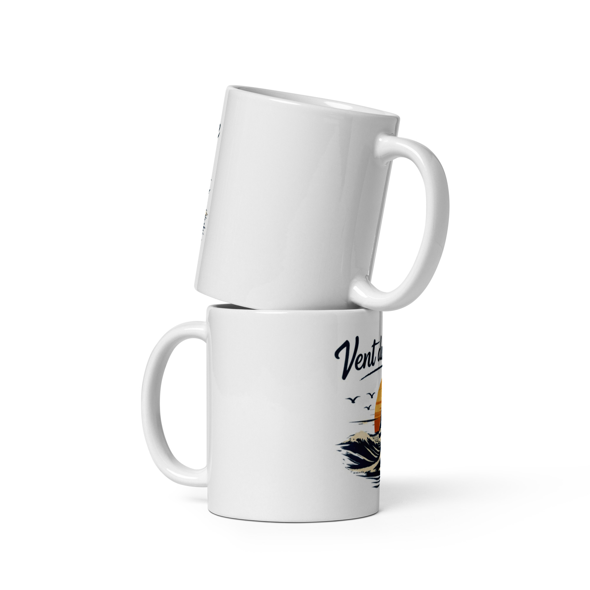 Mug Blanc Brillant – Image 2