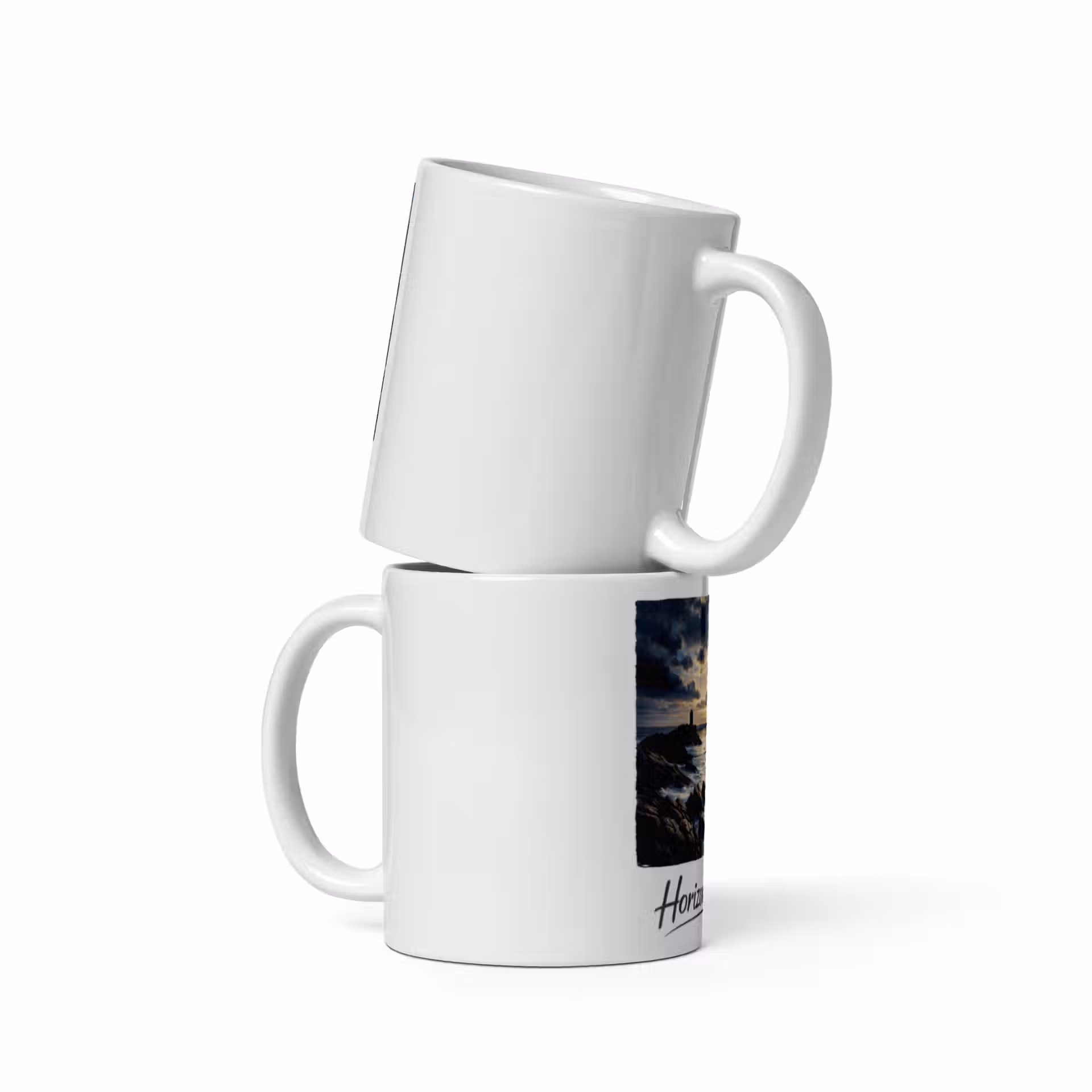Mug Blanc Brillant – Image 2