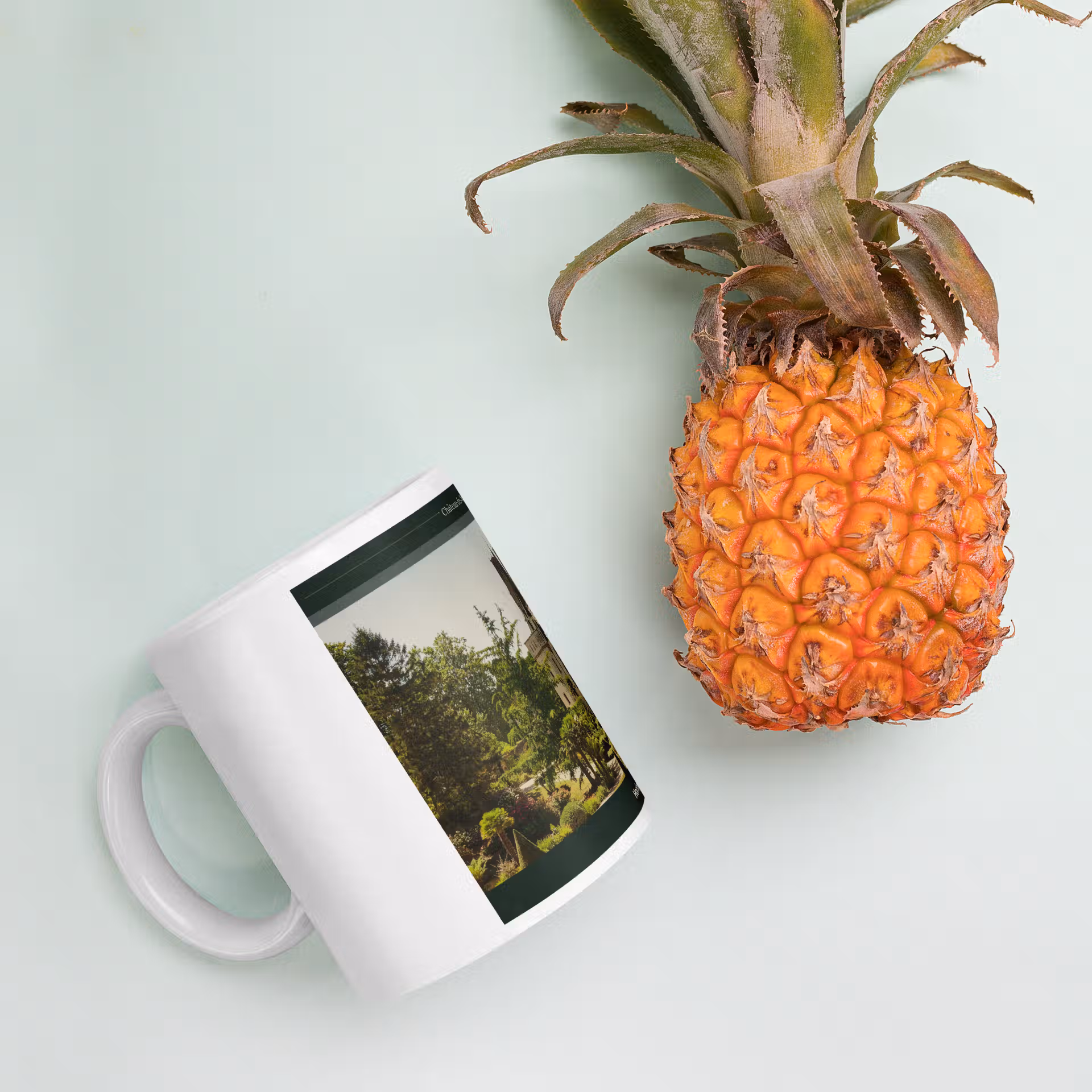 Mug Blanc Brillant - Château des Ravalets – Image 23