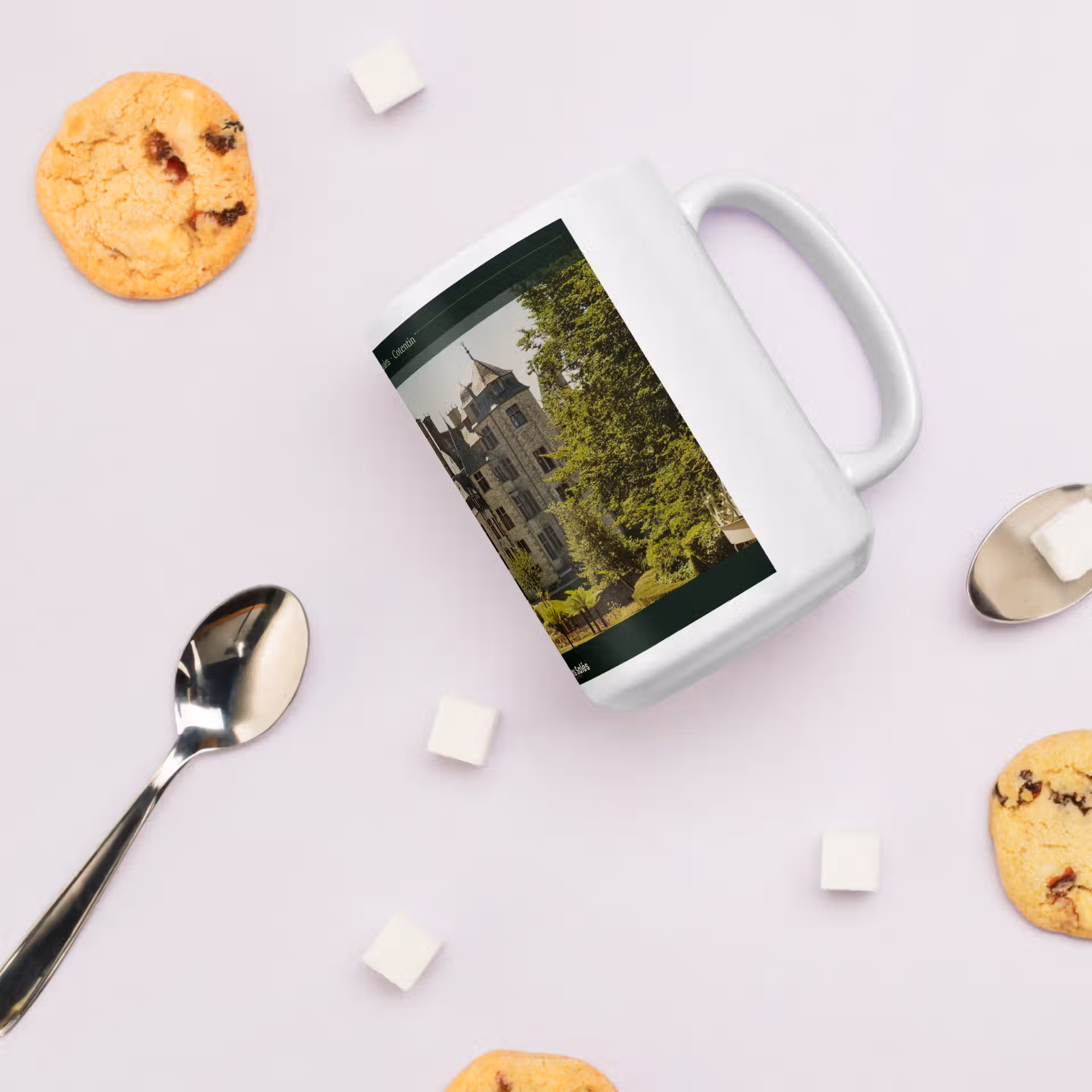 Mug Blanc Brillant - Château des Ravalets – Image 27