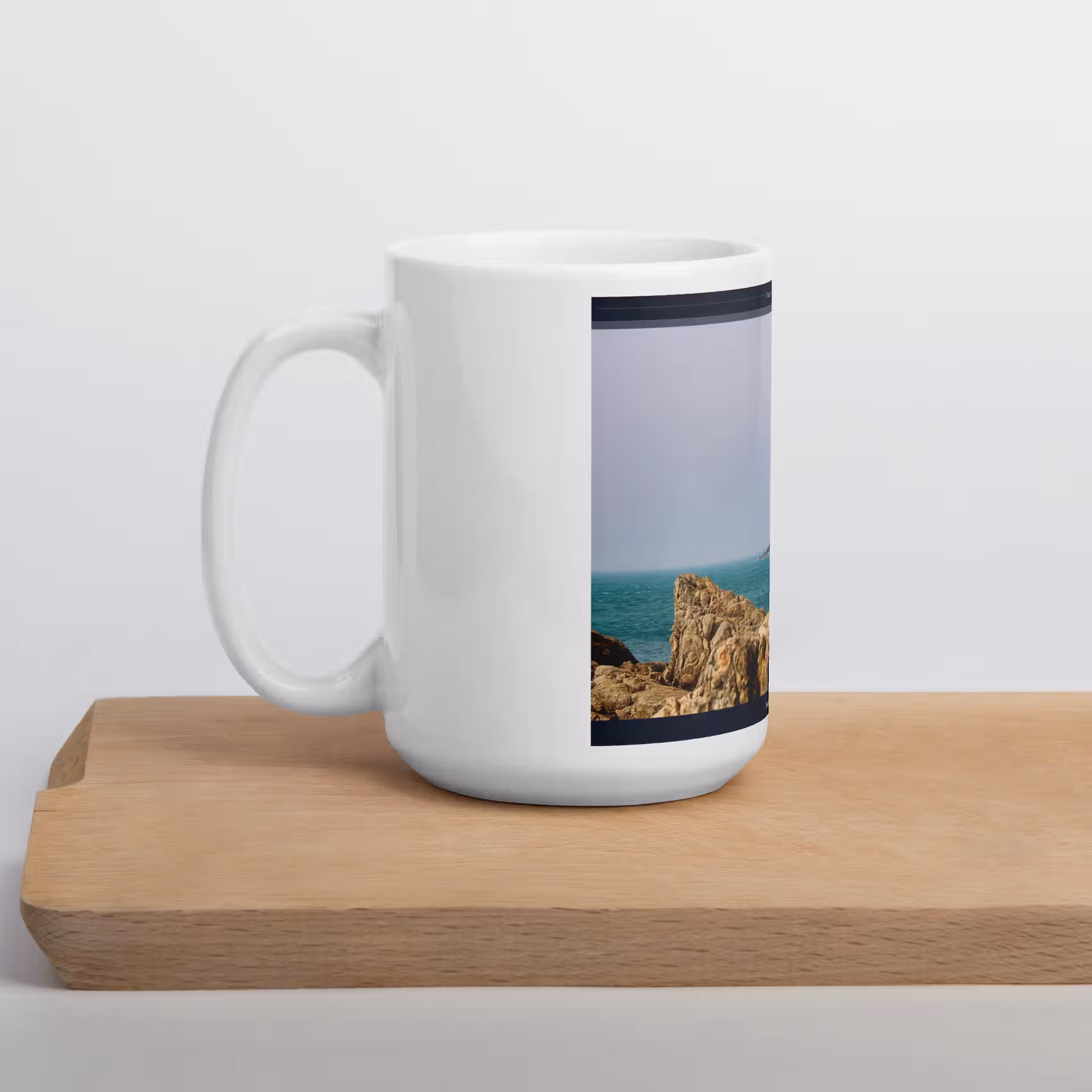 Mug Blanc Brillant - Phare de Goury – Image 27