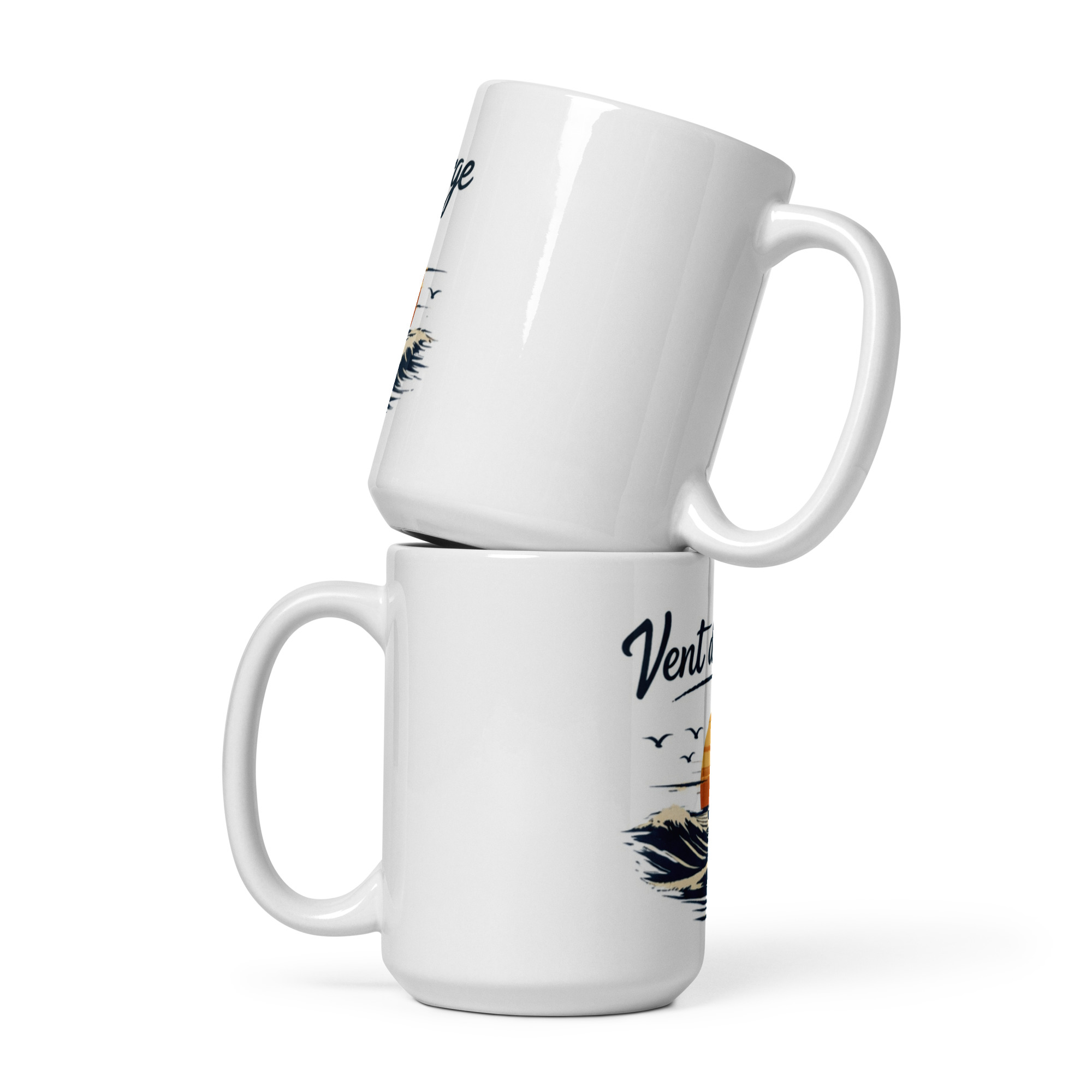 Mug Blanc Brillant – Image 3