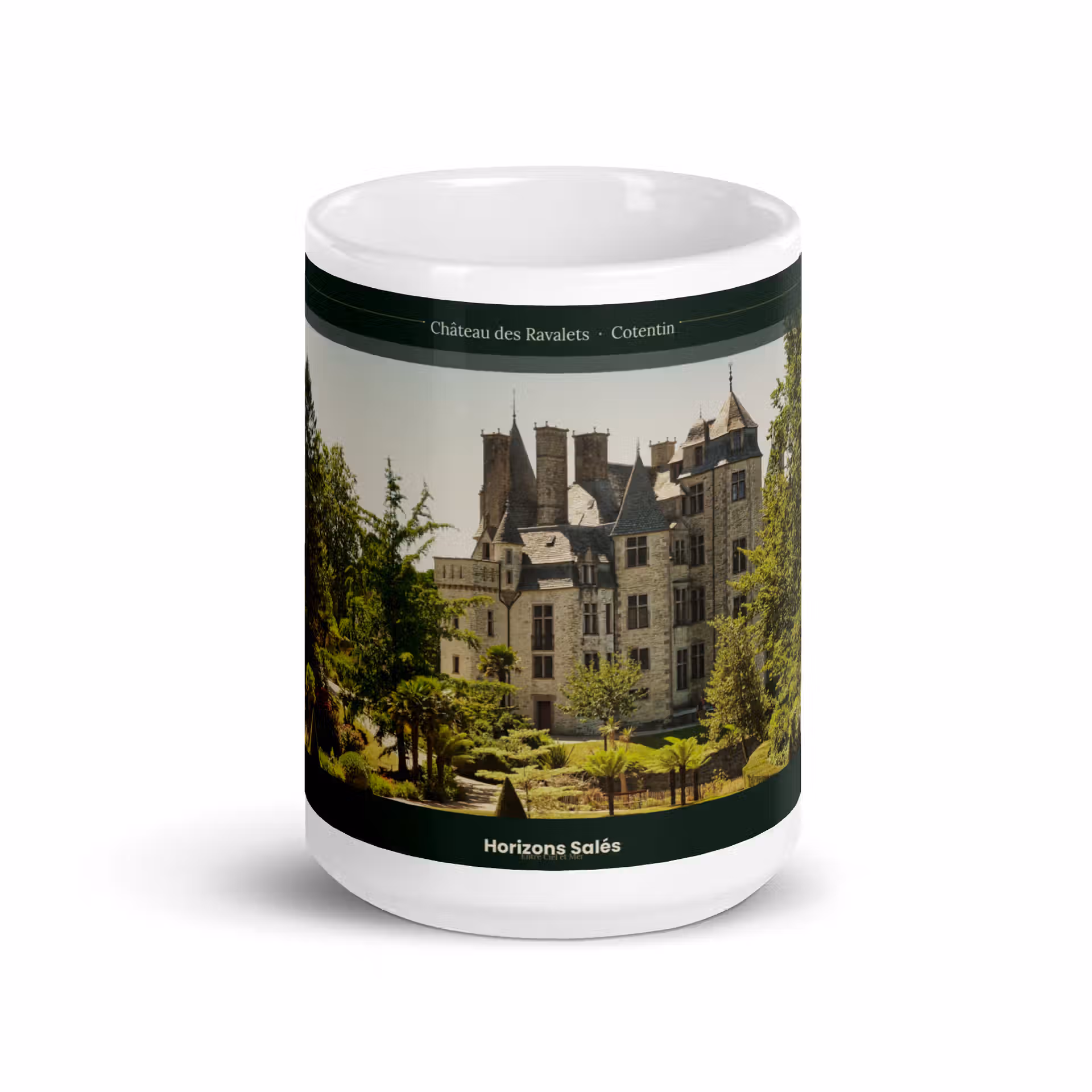 Mug Blanc Brillant - Château des Ravalets – Image 7