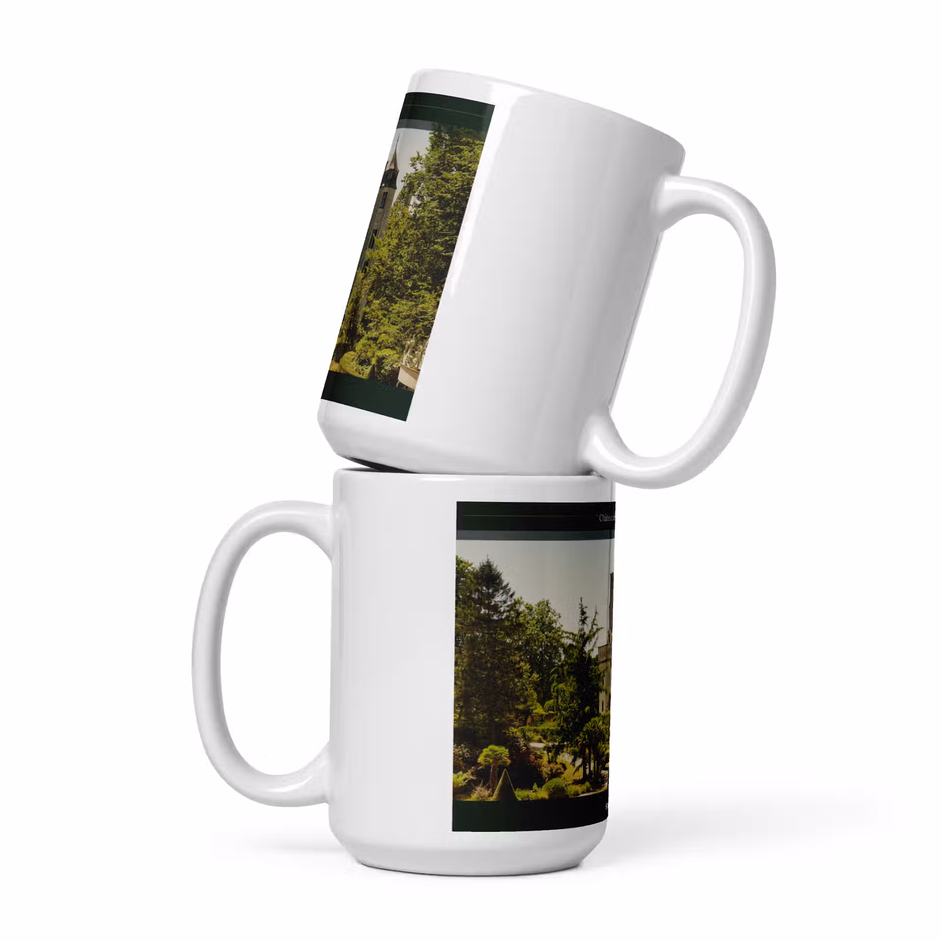 Mug Blanc Brillant - Château des Ravalets – Image 2