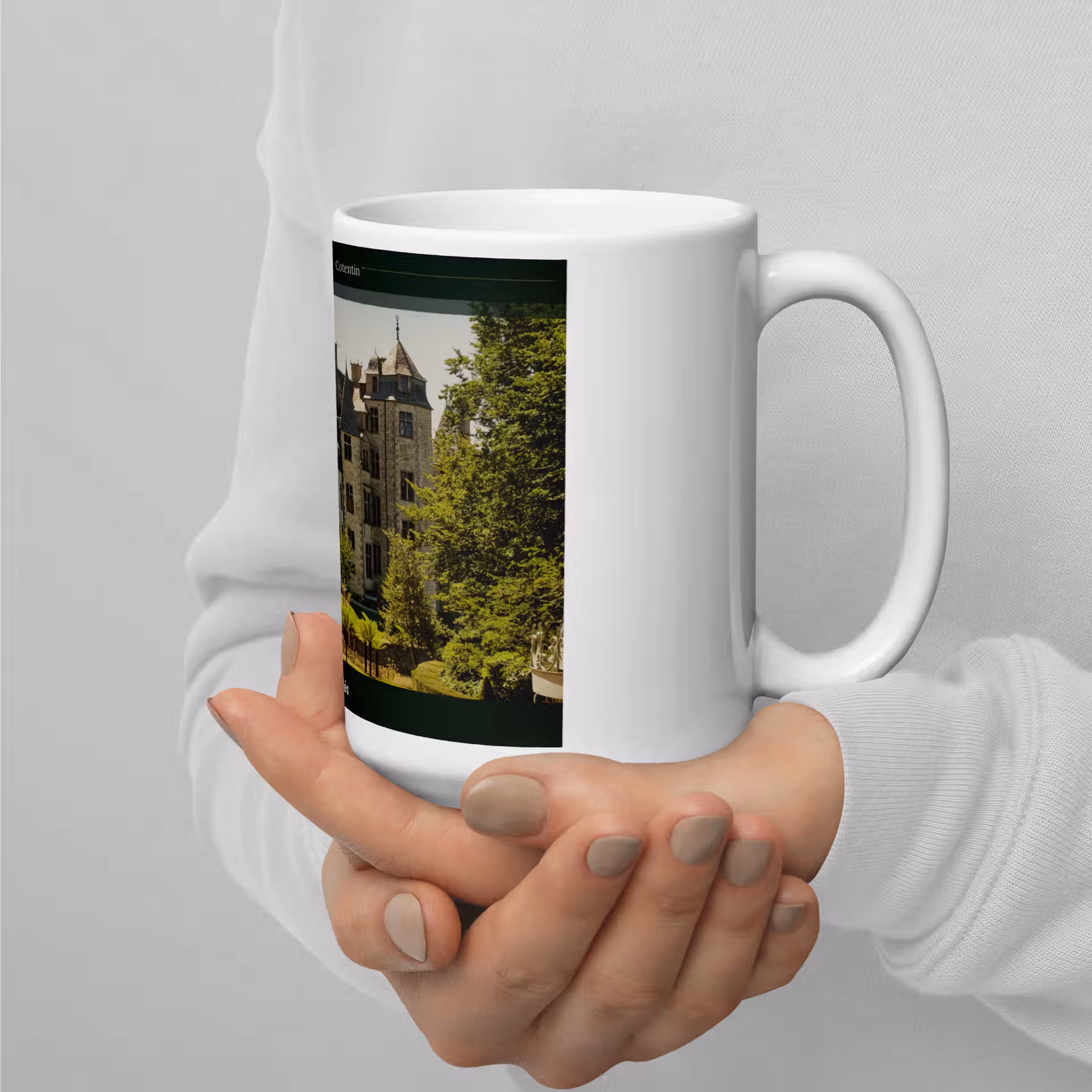 Mug Blanc Brillant - Château des Ravalets – Image 17