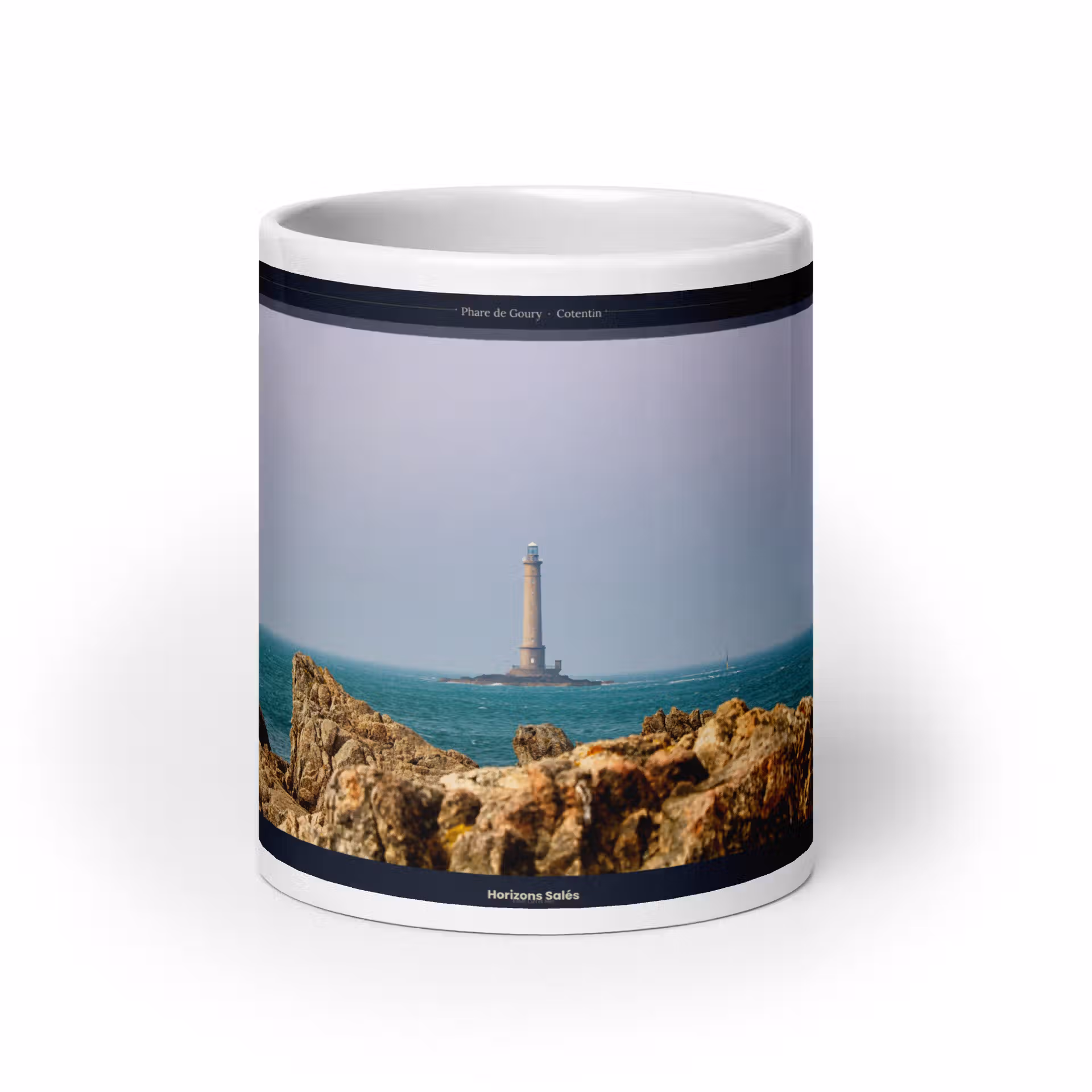 Mug Blanc Brillant - Phare de Goury – Image 12