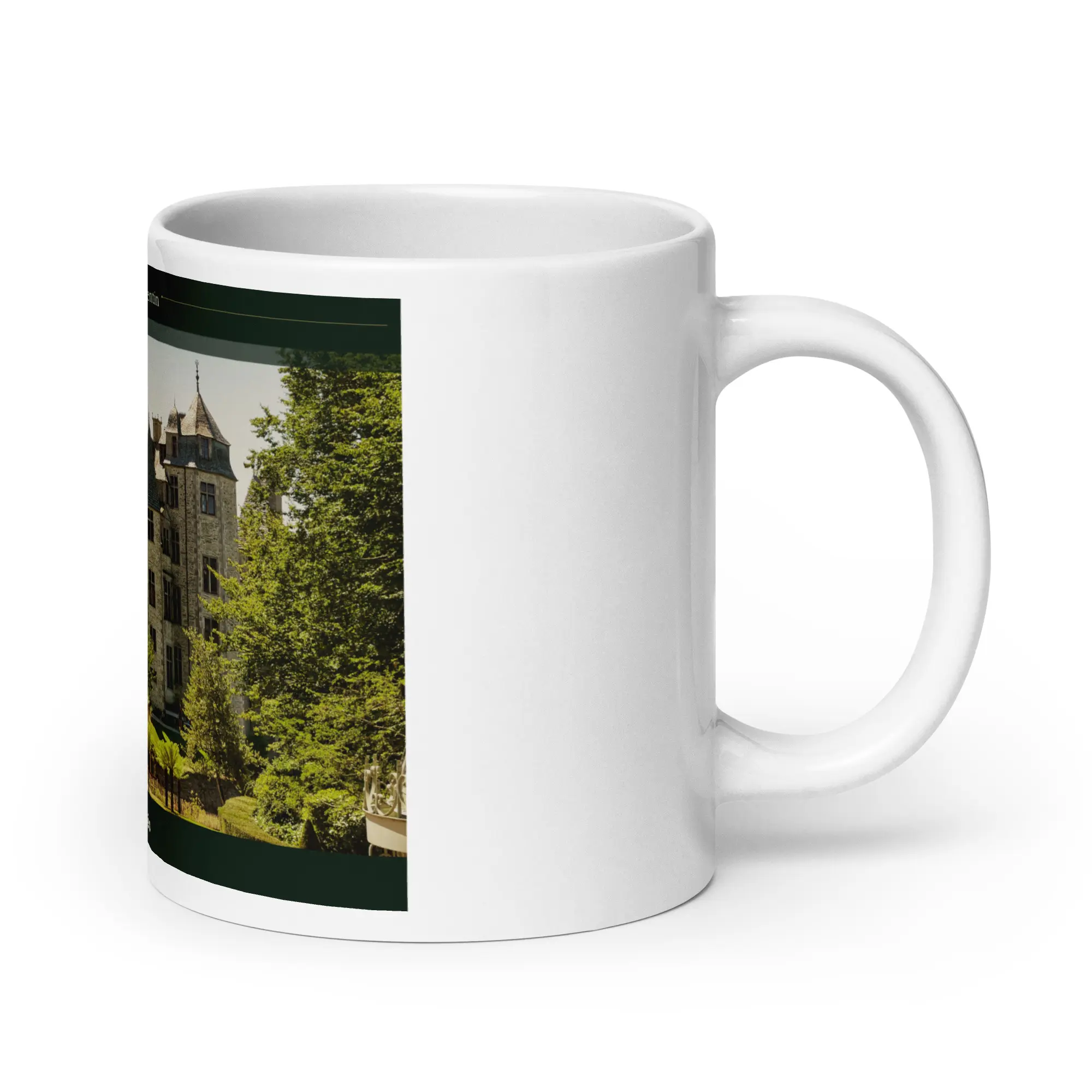 Mug Blanc Brillant - Château des Ravalets – Image 8